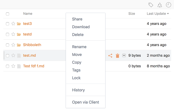 Context Menu